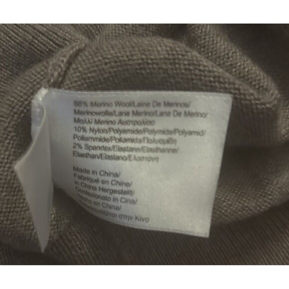 Brooks Brothers Sweater Mens Size M Brown Merino Wool Blend Preppy Old Money - Picture 6 of 7